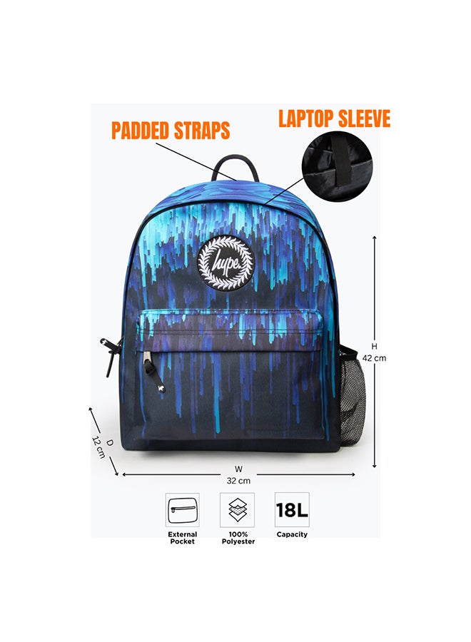 Hype Backpack Kids Blue Icicles - Image 4