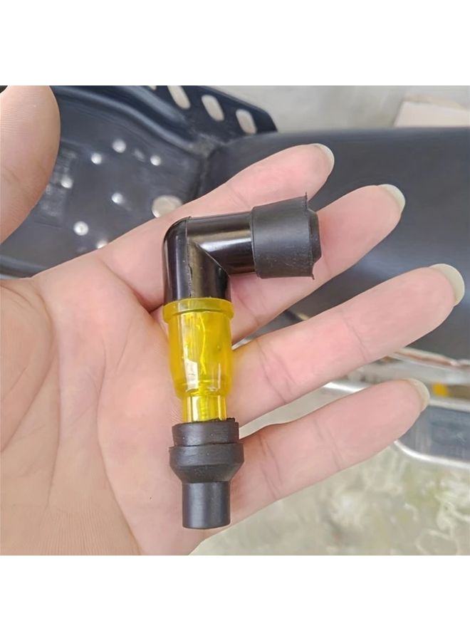 Blue Universal Waterproof High Pressure Motorcycle Spark Plug Cap Decoration Accessory - Image 3