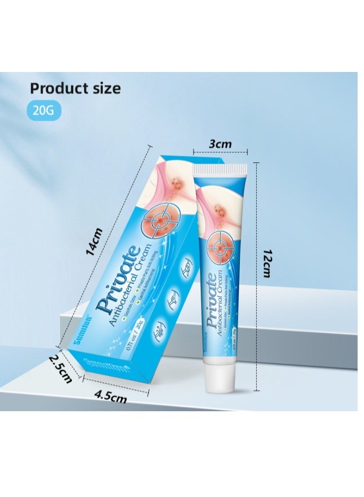 Sumifun Private Antibacterial Cream - Ointment to Remove Itching Peculiar Smell Dermatitis Feminine Care Skin Cream 20g - Image 5