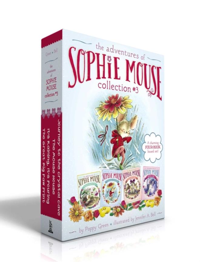 The Adventures of Sophie Mouse Collection #3 (Boxed Set) : The Great Big Paw Print; It's Raining, It's Pouring; The Mouse House; Journey to the Crystal Cave 