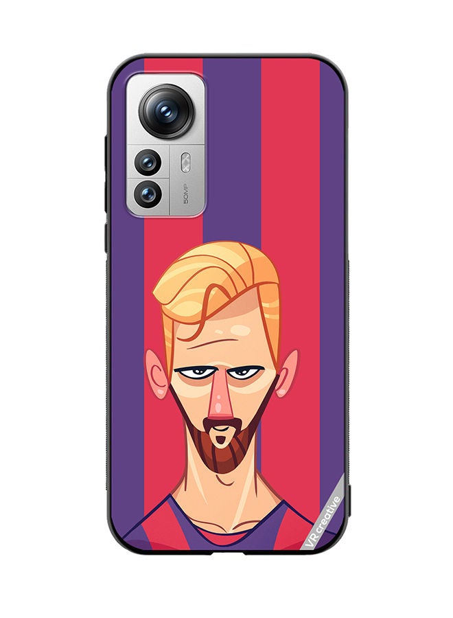 VR CREATIVE Protective Case Cover For Xiaomi 12X Messi Design Multicolour - Image 1