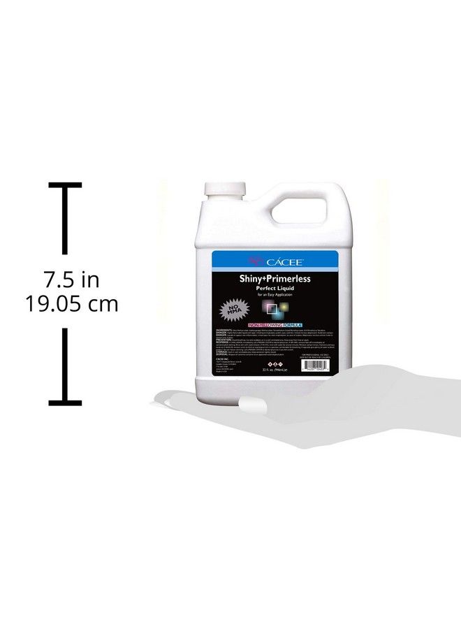 cacee No Primer Acrylic Nail Liquid Monomer 32 Oz Shiny + Primerless Professional And Flexible Nonyellowing Formula Does Not Contain Mma - Image 4
