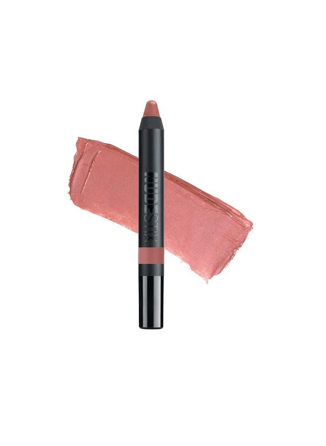 NUDESTIX Gel Color Lip + Cheek Balm, Creamy Sheer Tinted Lip Gloss + Lip Liner + Cheek Blush, Multi Use Makeup Pencil Stick, Hydrating, High Shine Tint, Shade: Posh, 0.10 Oz (2.8 G)  - Image 1