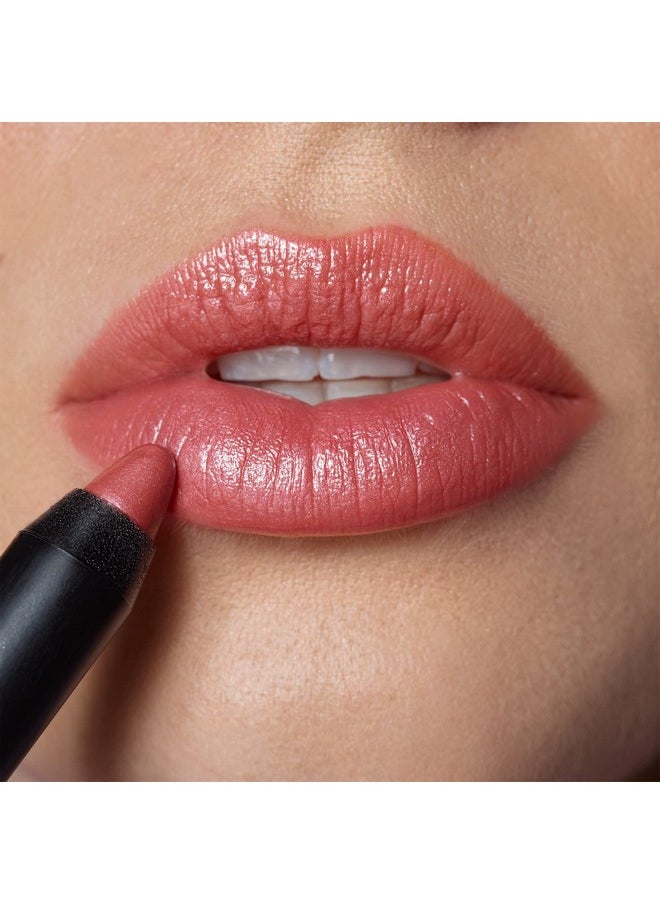 NUDESTIX Gel Color Lip + Cheek Balm, Creamy Sheer Tinted Lip Gloss + Lip Liner + Cheek Blush, Multi Use Makeup Pencil Stick, Hydrating, High Shine Tint, Shade: Posh, 0.10 Oz (2.8 G)  - Image 3
