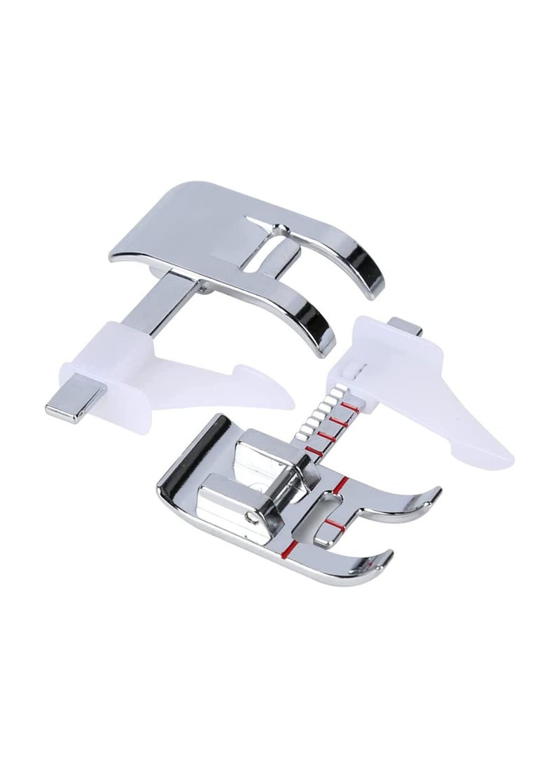 Y&D - Adjustable Guide Sewing Machine Presser Foot, Fits for Low Shank Domestic Machine, Snapping On Brother, Babylock, Singer, Janome , Juki, New Home and More Machines - Image 1