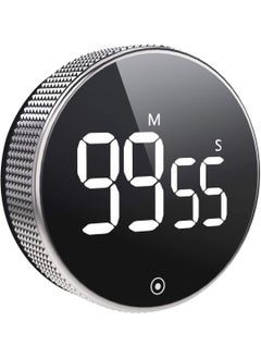 NYTRYD Digital Kitchen Timer Large Magnetic LED with Constant Light Function for Classrooms 3 Level Volume Silent Egg Timer for Kids and Elderly