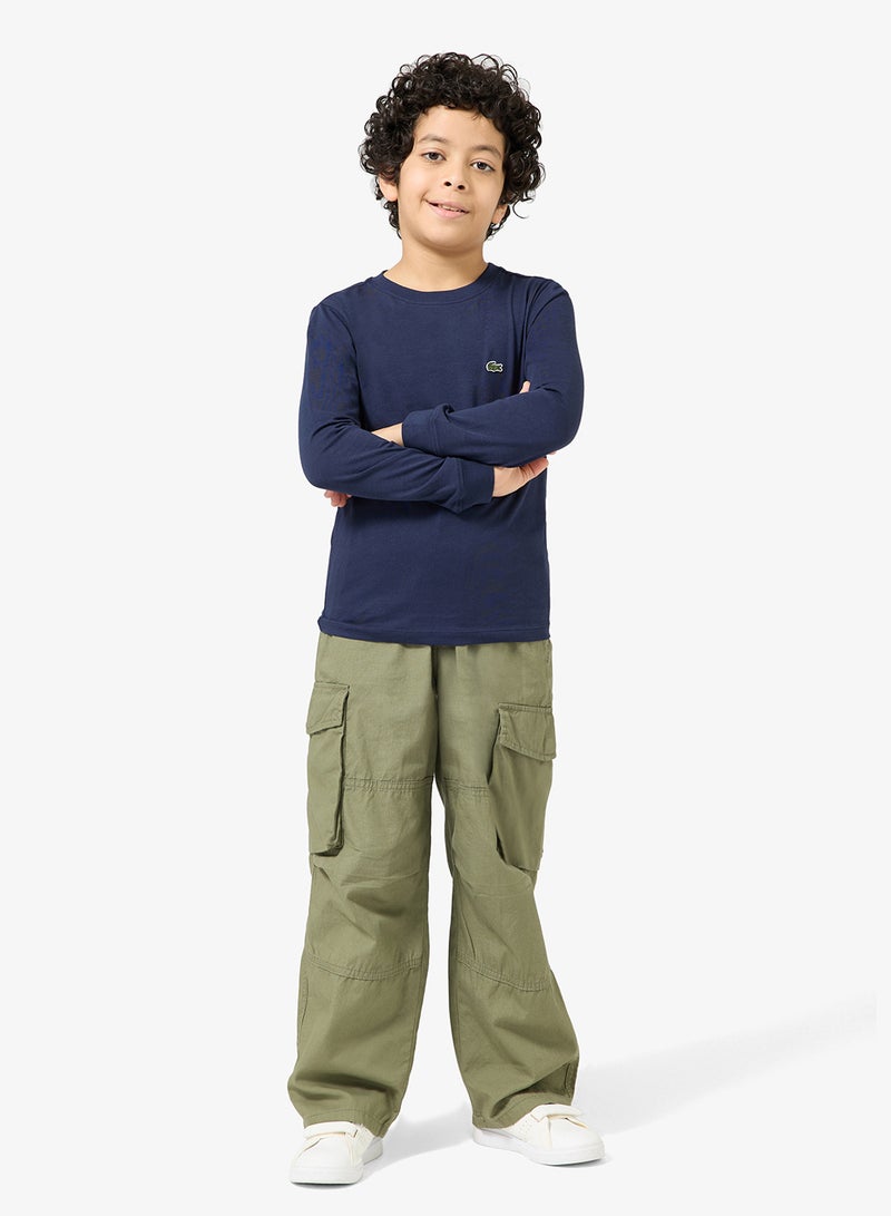 LACOSTE Kids Logo Crew Neck T-Shirt - Image 4