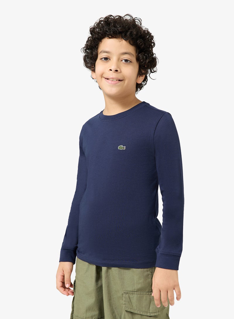 LACOSTE Kids Logo Crew Neck T-Shirt - Image 1