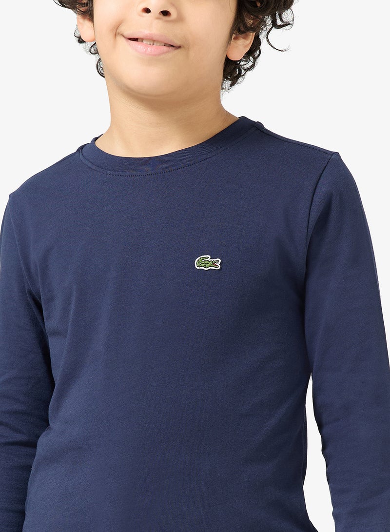 LACOSTE Kids Logo Crew Neck T-Shirt - Image 3
