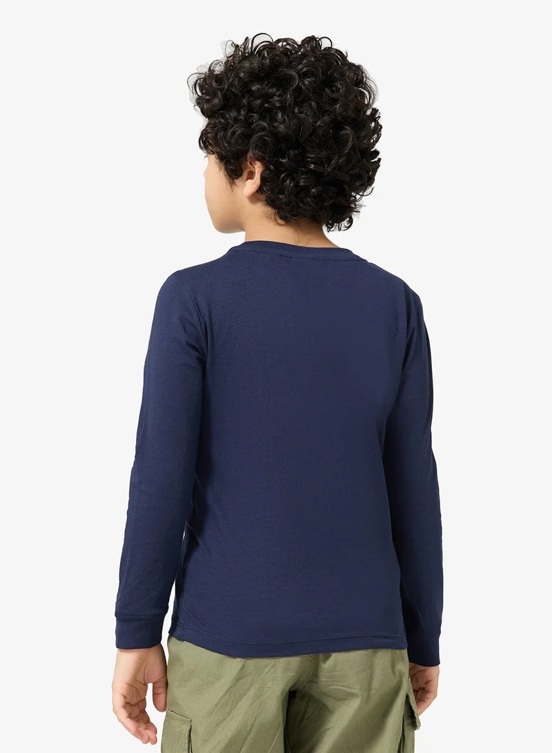 LACOSTE Kids Logo Crew Neck T-Shirt