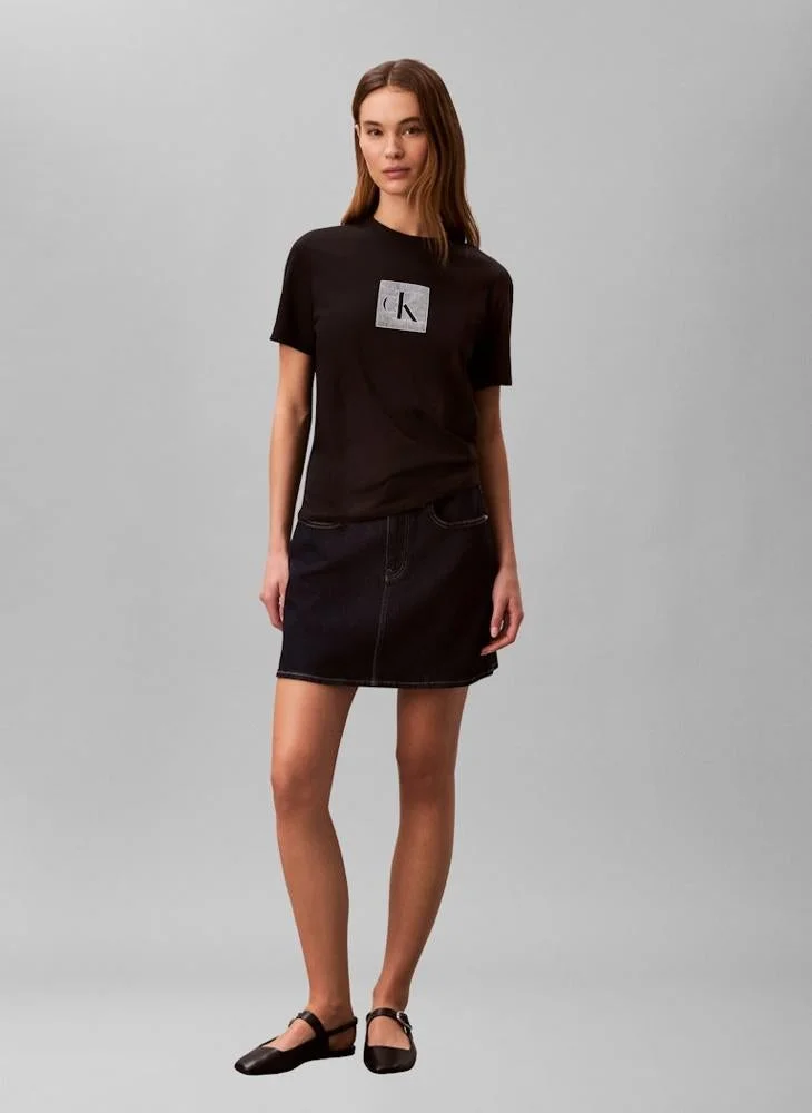 Calvin Klein Jeans  Monogram Graphic T-Shirt for Women | Best Price UAE