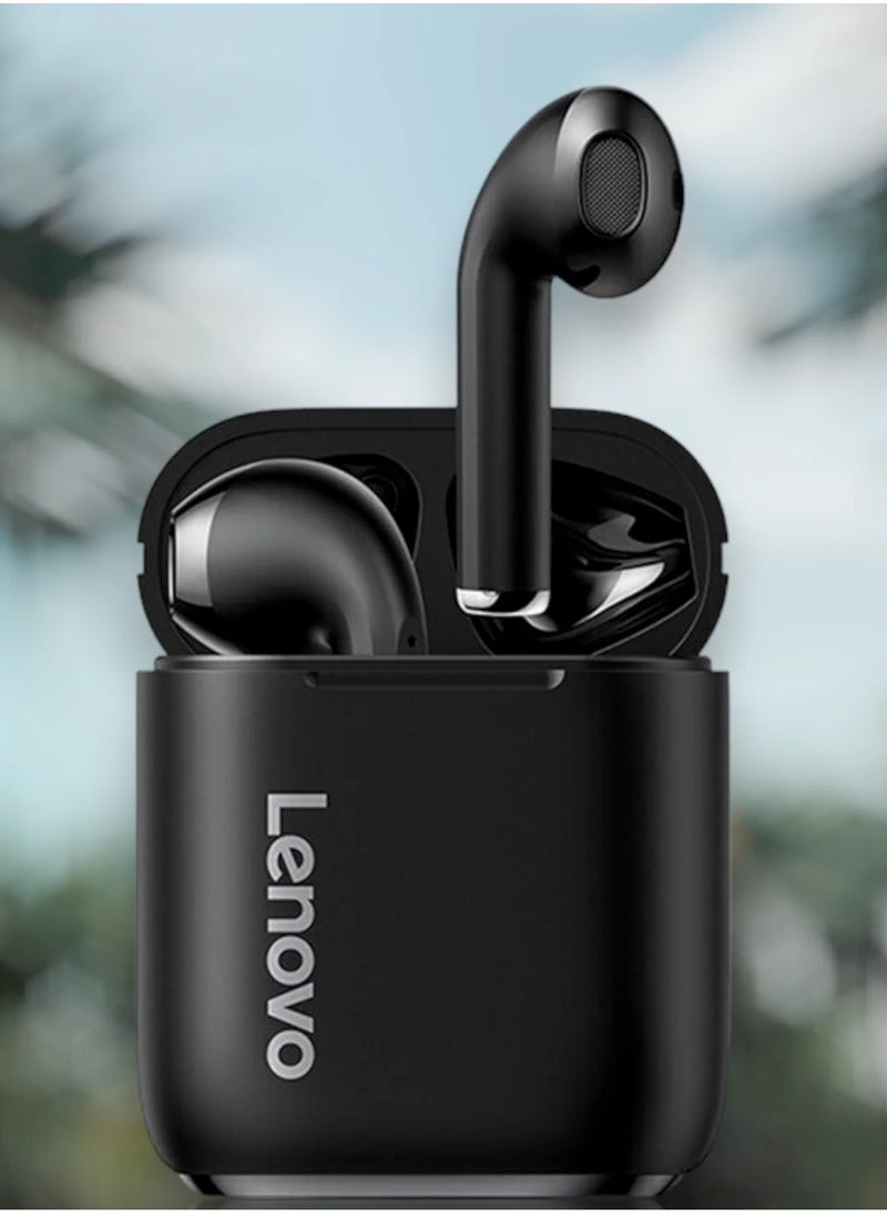 Lenovo Group Limited LP2 TWS Wireless Bluetooth 5.0 Earphone Dual Stereo Bass Touch Headphones With Mic Black  - Image 1