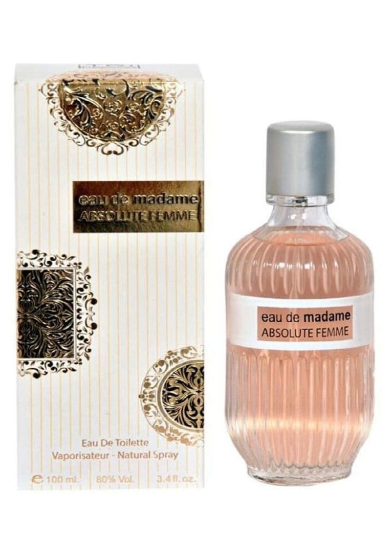 Tri -Eau De Madame 100Ml Unisex - pzsku/Z7F4D68E02B9E4D8D14D2Z/45/_/1707467258/57e570ac-8e05-406b-9578-27e0fe93bcaf