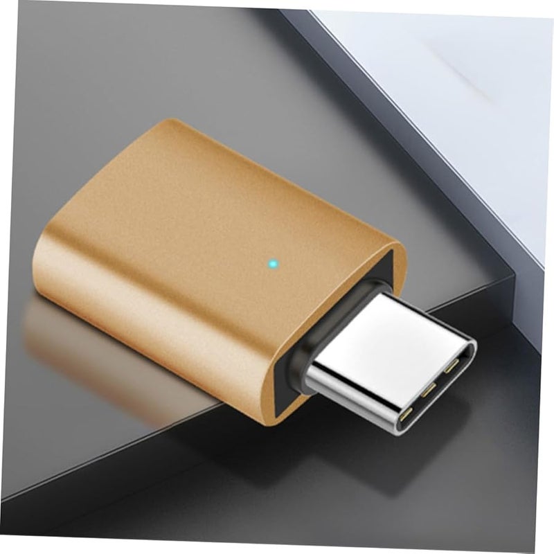 3Pcs Type C to USB Adapter OTG Converter with Indicator Light for Smartphone Tablet Laptop - Image 4