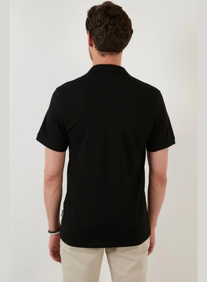 Buratti  Buratti Regular Fit Cotton Polo Neck T Shirt Men's Polo Neck T Shirt 5902141 for Men | Best Price UAE