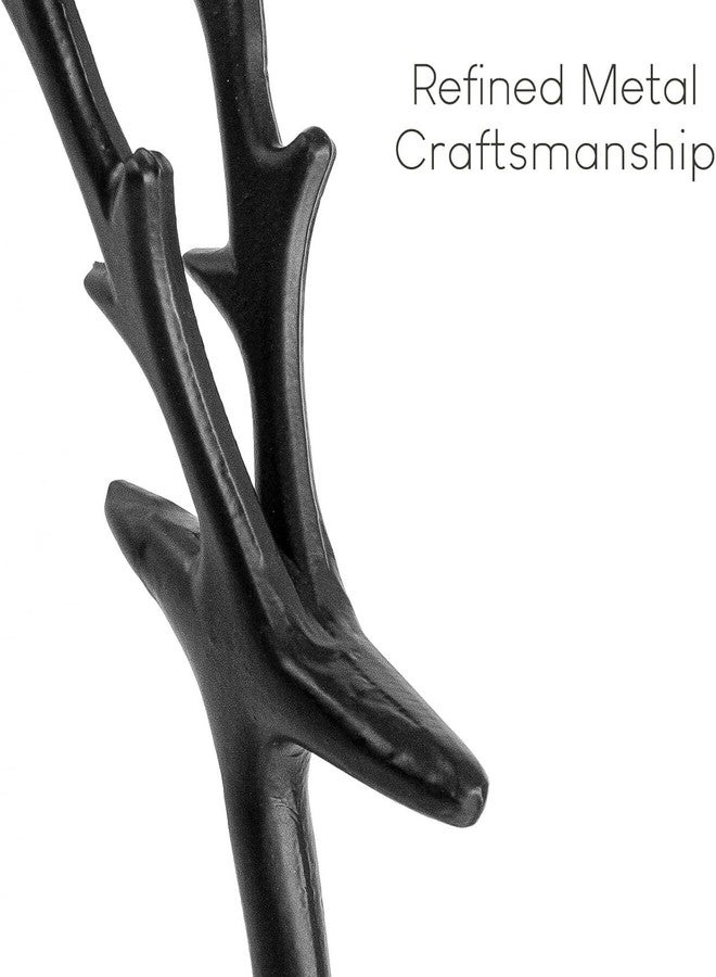 Bivpreom 2 Pcs Reindeer Christmas Decor，Black Metal Reindeer Decor for Table Centerpieces、Mantel、Living Room、Bedroom、Office - Image 3