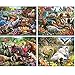 Bits and Pieces  4in1 MultiPack Jigsaw Puzzle Set for Adults  Picnic Surprise Pickup Tractor  Summer Retreat by Larry Jones  Random DieCut Pieces Four 300 Piece Puzzles 16 x 20 - Image 4