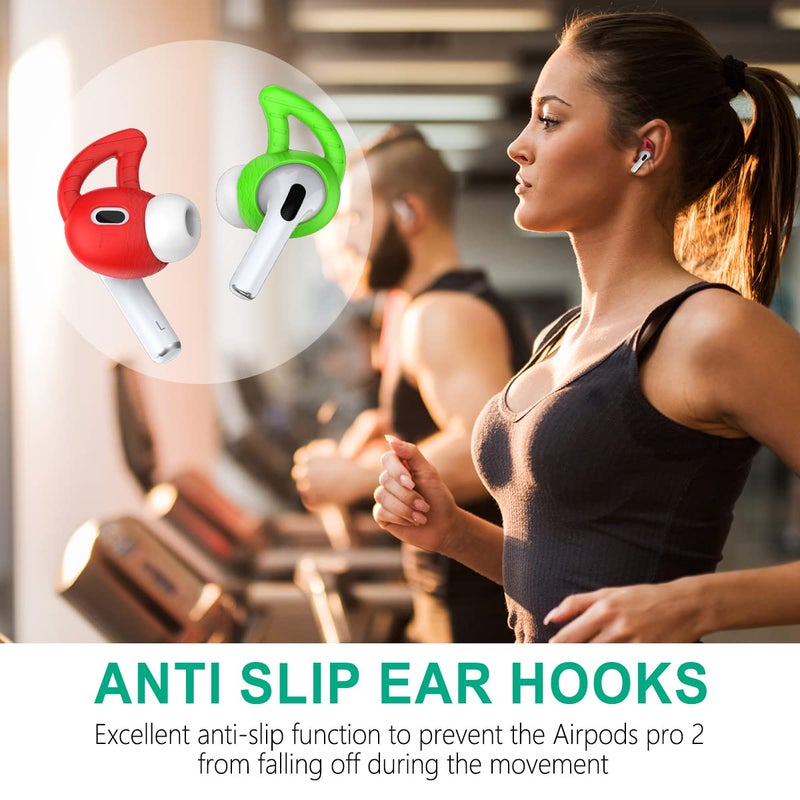 TOLUOHU [5 Pairs] Silicone Ear Hooks for AirPods Pro 2, Ear Hook Anti Slip AirPods Pro 2 Accessories Compatible with AirPods Pro 2nd Generation (2022) - NOT Fit in Case - Image 5