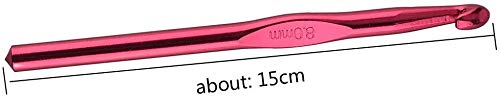 JERN JERN 12 Sizes Aluminum Crochet Hook Needles Set in Pouch  - Image 3