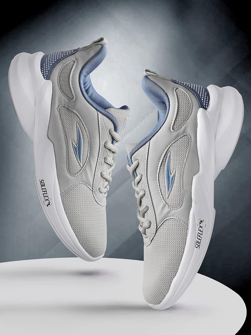 أسيان حذاء رياضي رمادي للنساء والفتيات - Image 3