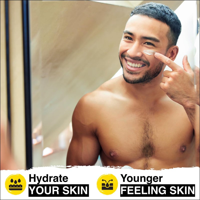 Lumin - Complete Set Men's skincare Routine includes: Charcoal Face Wash, Charcoal Scrub, Face Moisturizer, Wrinkle Serum, Recovery Oil & Dark Circle Defense Balm - Image 3