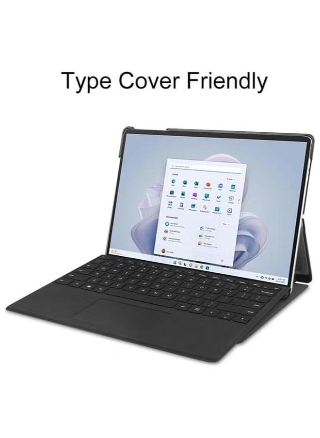 Compatible with Microsoft Surface Pro 11 (2024) 13 inch Case,PU Leather Flip Stand Hard PC Back Cover for Funda Tablet Case  - Image 2