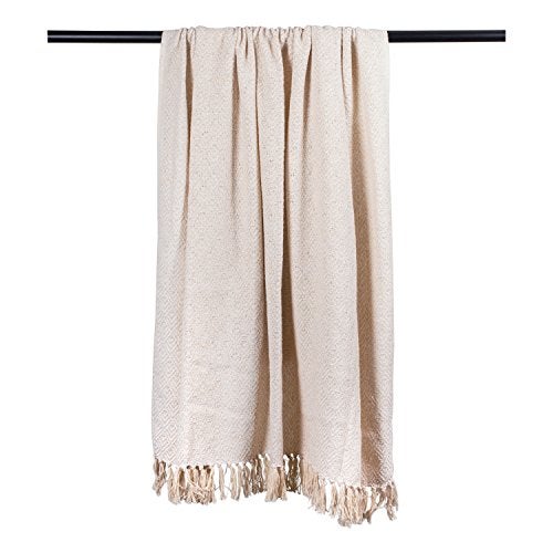 DII Diamond Throw Collection Cotton Woven, 50x60, White - Image 4