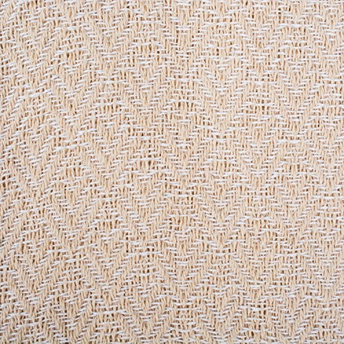 DII Diamond Throw Collection Cotton Woven, 50x60, White - Image 2
