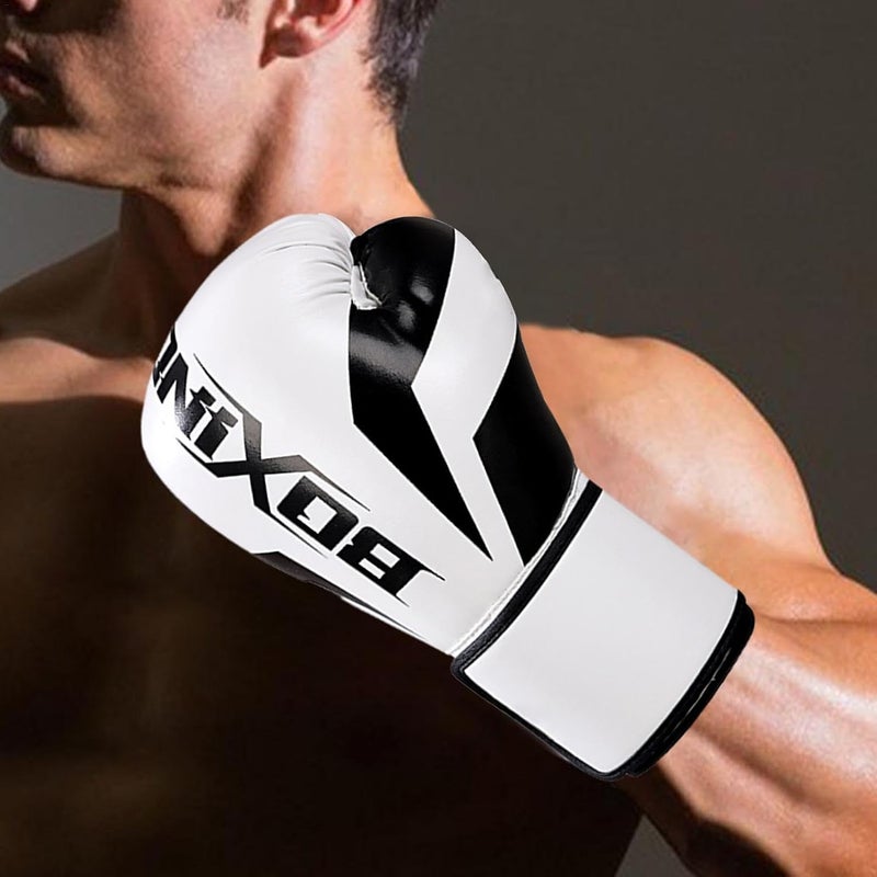 Excefore Training Boxing Gloves for Men & Women, PU Leather Mitts with Adjustable Straps & Breathable Mesh Palm – Impact Protection for Muay Thai, Kickboxing, Sparring - Image 2