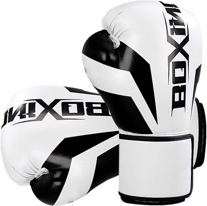 Excefore Training Boxing Gloves for Men & Women, PU Leather Mitts with Adjustable Straps & Breathable Mesh Palm – Impact Protection for Muay Thai, Kickboxing, Sparring - Image 1