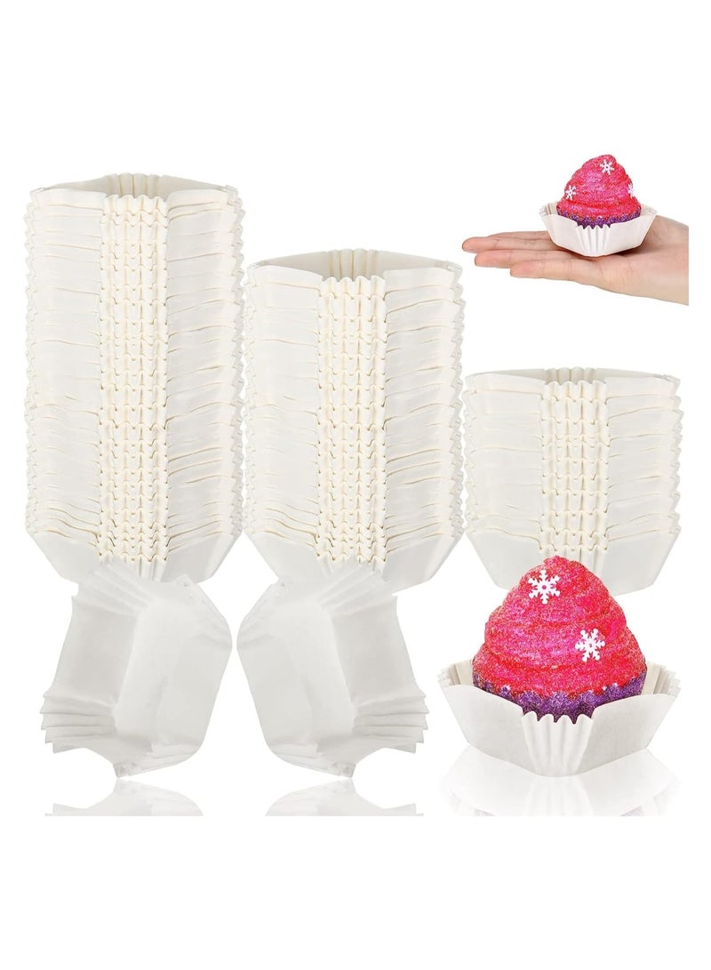 Zikra Square Cupcake Liners White, Square Disposable Baking Cups for Baking, No Smells Cupcake Wrappers for Wedding Birthday Party, 1000 Pcs - Image 1