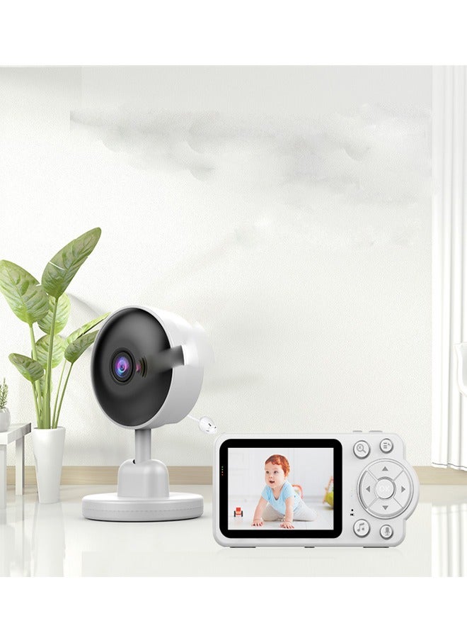 إيه تي إم جهاز مراقبة الأطفال مقاس 2.8 بوصة مع خاصية اكتشاف درجة الحرارة والرؤية الليلية ووظيفة التهويدة - Image 3