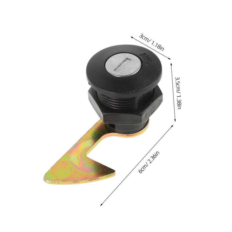 Zinc Alloy Electric Scooter Rear Trunk Lock with Key Easy Installation Motorcycle Luggage Lock - Image 3
