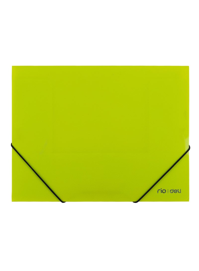 Deli حافظة فليب بحجم A4 مع إغلاق مرن - Image 1