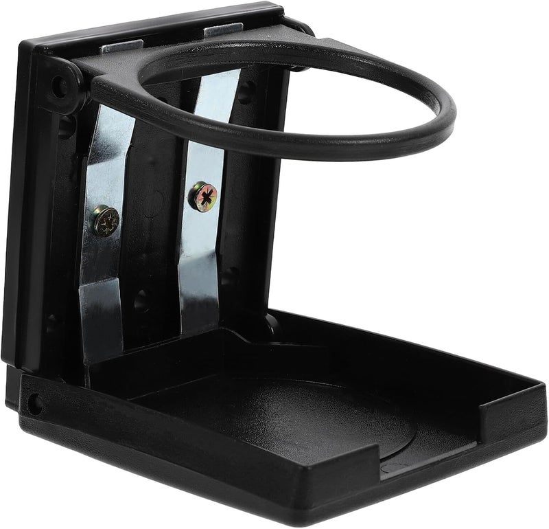 Car Cup Holder Black Portable Beverage Stand Car Water Bottle Container for Travel and Daily Use - Image 1