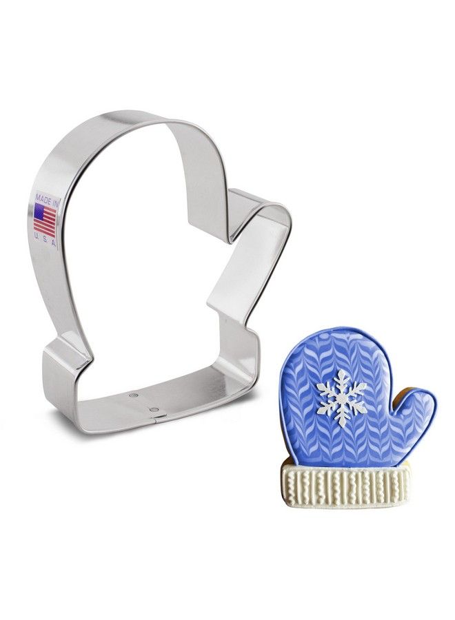 Ann Clark Cookie Cutters Winter Mitten Cookie Cutter 4" Made In Usa By Ann Clark  - Image 2