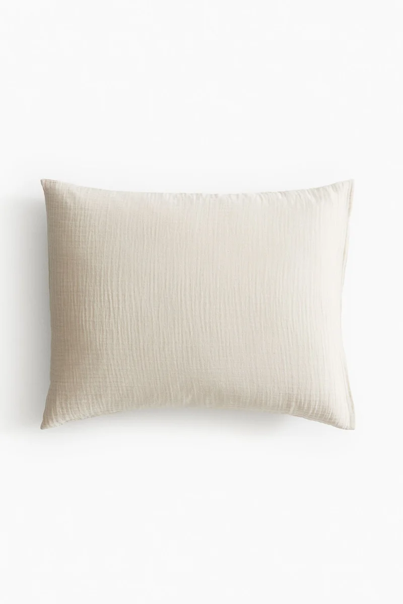 H&M Cotton muslin pillowcase