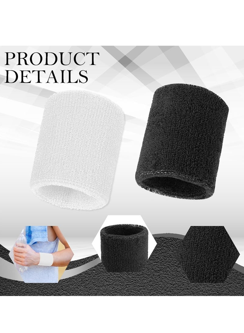 إسكدنيا طقم 6 قطع 2 طوق عرق ملون: عصابة رأس وأساور رياضية للرجال والنساء، مثالية لكرة السلة والتمارين الرياضية. - Image 4