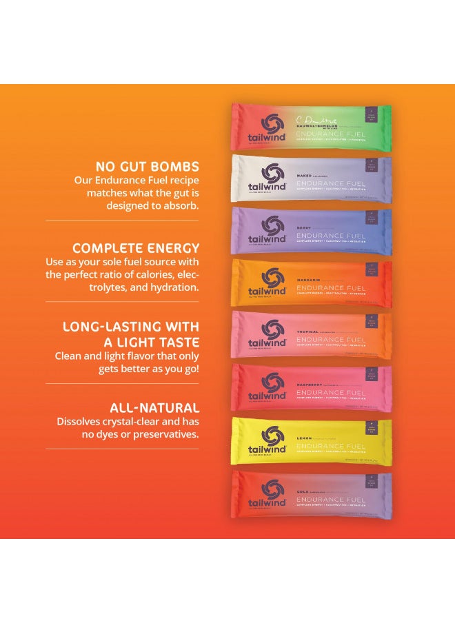 Tailwind Nutrition Tailwind Grab-and-Go Endurance Fuel Single Serve Assorted Flavors (Pack of 8) - Hydration Drink Mix with Electrolytes, Carbohydrates - Non-GMO, Gluten-Free, Vegan, No Soy or Dairy  - Image 2