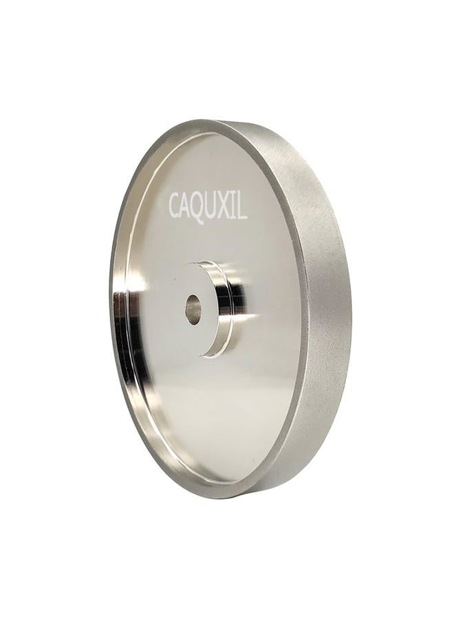 CAQUXIL CBN Grinding Wheel 8 inch, 1" Wide, 5/8" Arbor, Sharpen High Speed Steel Cutting Tools for Bench Grinders, 320 Grit - Image 1
