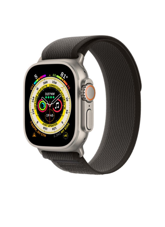 SHOPI - Trail Loop Compatible with Apple Watch Band 49mm 45mm 44mm 42mm 41mm 40mm 38mm, Nylon Weave Sport Loop Men Women Adjustable Pull Tab Strap for Apple Watch Ultra iWatch Series 8 7 6 5 4 3 2 1 SE - Image 1