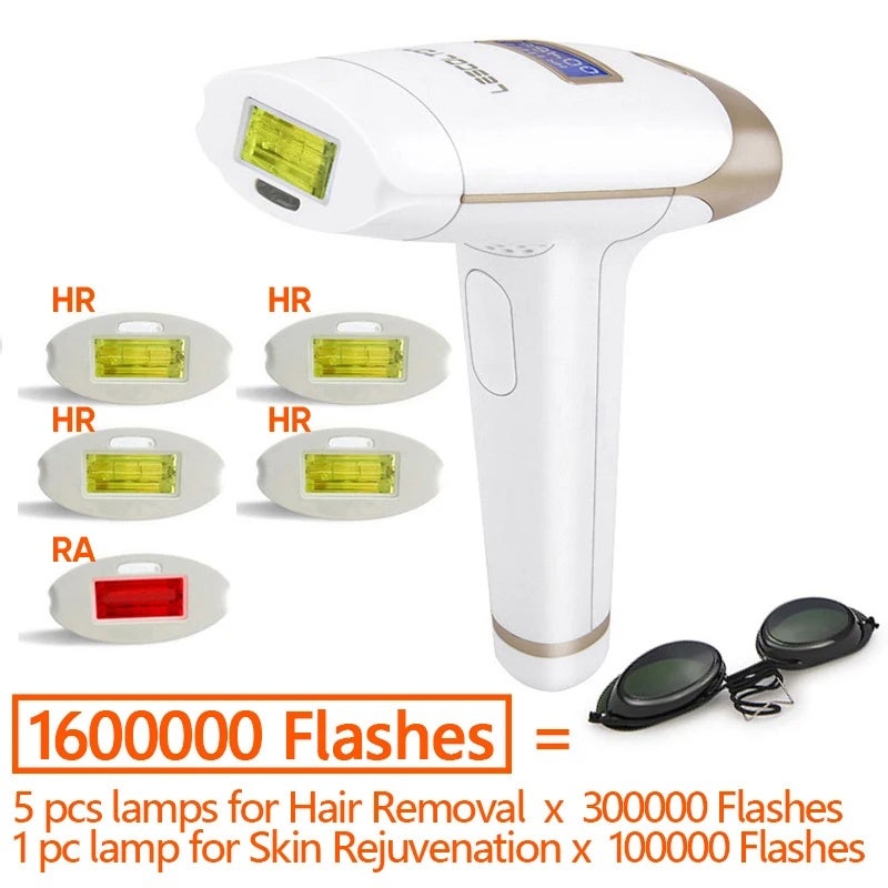 ليسكولتون جهاز إزالة الشعر بالليزر Lescolton IPL Laser Epilator 1300000 Pulses Hair Removal LCD Display Machine T009i Permanent Bikini Trimmer Electric depilador - Image 1