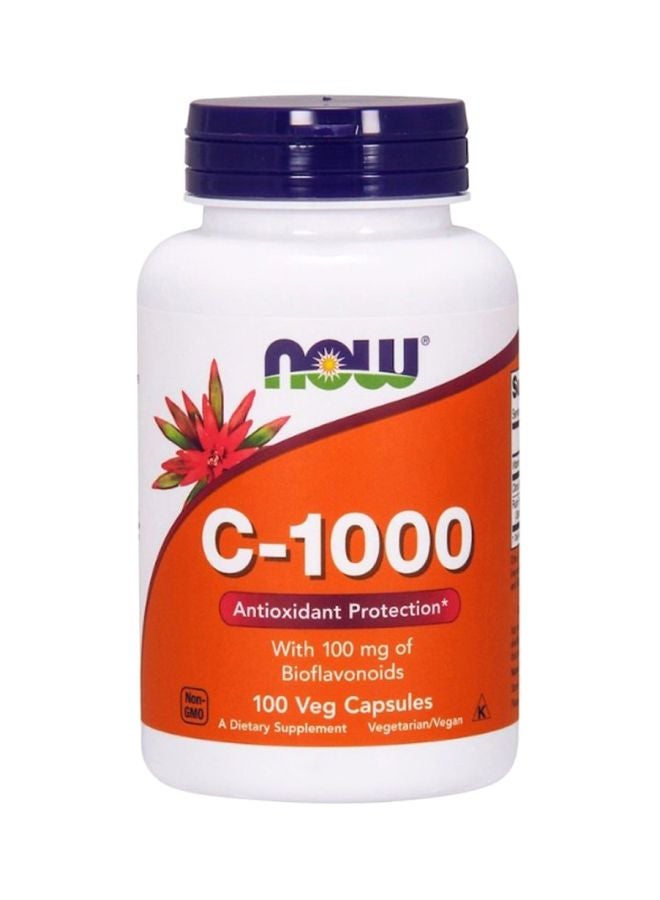 ناو فودز كبسولات C-1000 من 100 كبسولة نباتية - Image 1