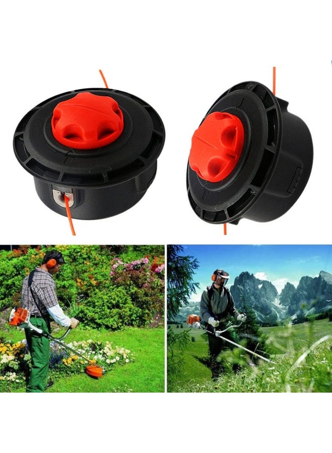measjimi (2-Pack) 308923014 Reel Easy Trimmer Head Fits Toro 51954 51955 51974 51975 String Trimmer Auto Head Replaces 120950010 - Image 2