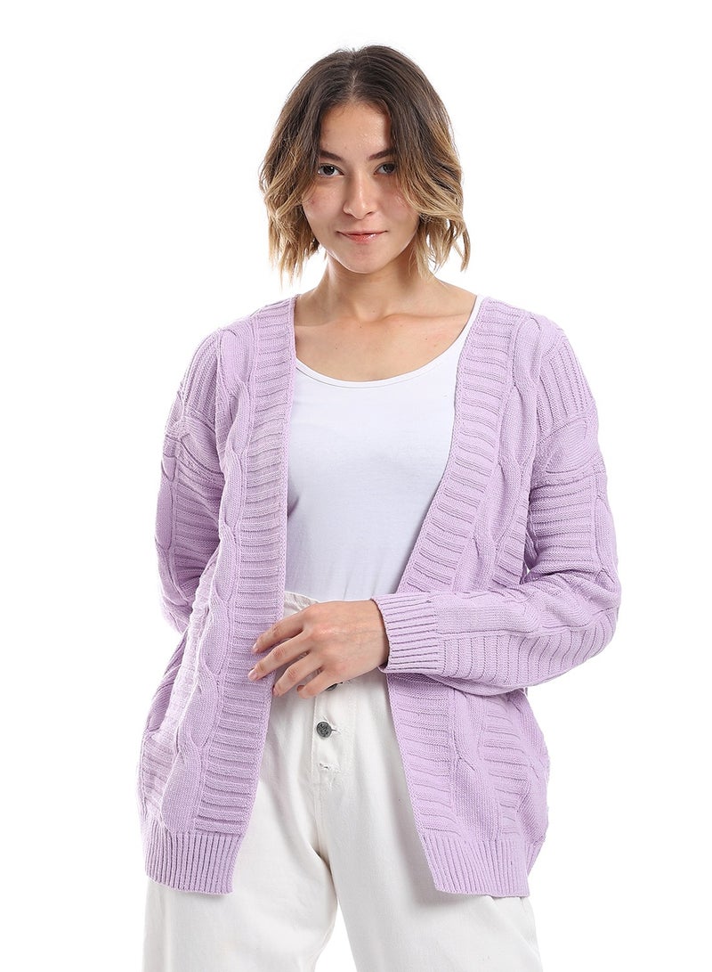 Caesar Womens Wool Open Cardigan - Image 1