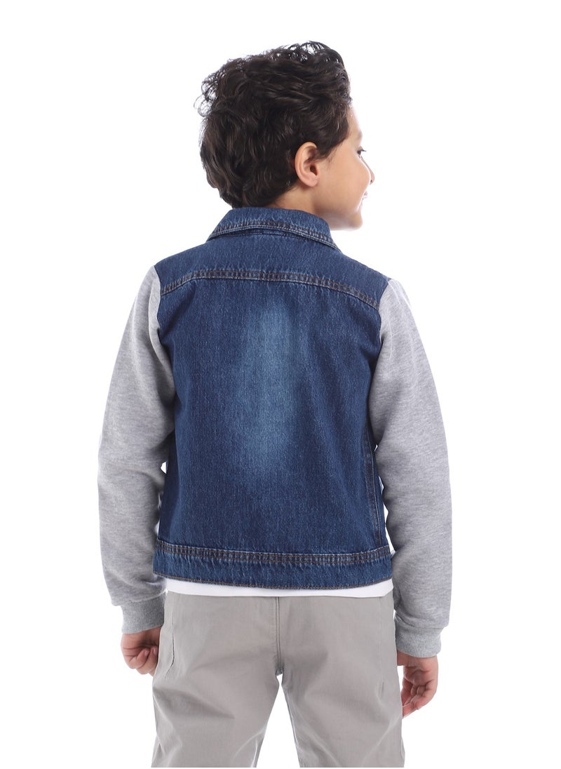 Master Jeans - Denim Jacket For Kids - Image 1