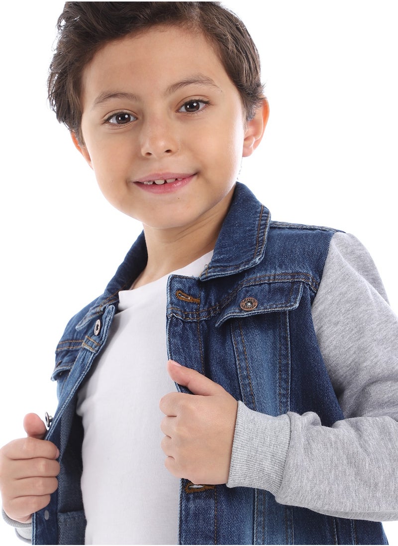 Master Jeans - Denim Jacket For Kids - Image 1