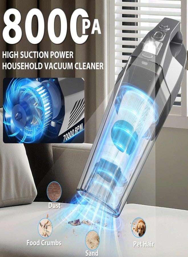 THINKWORK Microfiber Feather Duster for Car Cleaning, Car Interior Detailing Kit with High Handheld Power Vacuum Cordless, Ceiling & Fan Duster for Home Cleaning - Image 2