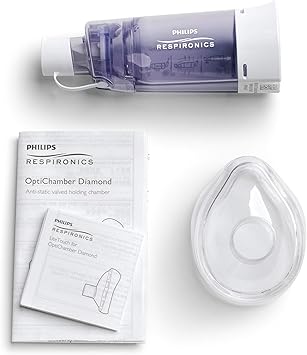 Respironics Philips Respironics OptiChamber Diamond with LiteTouch mask Small  - Image 3