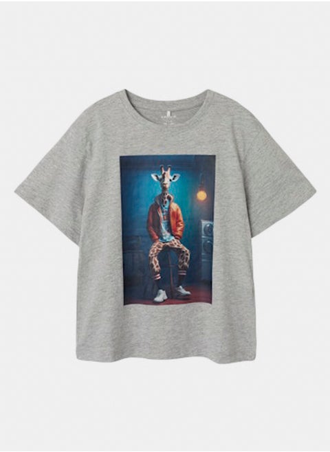 name it Boys Orla Top with Graphic print